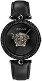 Versace Palazzo Empire Black Dial Black Leather Strap Watch for Women - VCO050017 Authentic Buy Shop Now