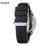 Guess Tread Black Dial Black Rubber Strap Watch for Men - W0967G1 Authentic Buy Shop Now