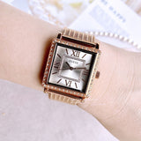 Guess Highline Off White Dial Rose Gold Stainless Steel Mesh Strap Watch For Women - W0826L3 Authentic Buy Shop Now