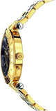 Versace V-Race Quartz Black Dial Gold Steel Strap Watch For Men - VEBV00519 Authentic Buy Shop Now