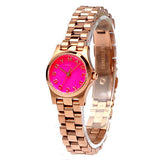 Marc Jacobs Henry Dinky Pink Dial Rose Gold Steel Strap Watch for Women - MBM3203 Authentic Buy Shop Now