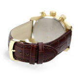 Versace V-Ray Chronograph Quartz White Dial Brown Leather Strap Watch For Men - VE2I00221 Authentic Buy Shop Now