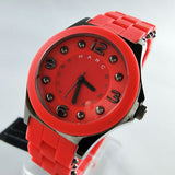 Marc Jacobs Pelly Red Dial Red Silicone Strap Watch for Women - MBM2590 Authentic Buy Shop Now