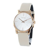 Calvin Klein City White Dial White Leather Strap Watch for Women - K2G231XH Authentic Buy Shop Now