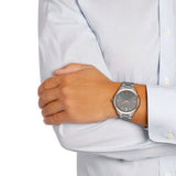 Michael Kors Runway Quartz Grey Dial Grey Steel Strap Watch For Women - MK8576 Authentic Buy Shop Now
