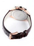 Hugo Boss Driver Sport Chronograph Brown Dial Brown Leather Strap Watch for Men - 1513093 Authentic Buy Shop Now