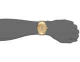 Guess Analog Chronograph Gold Dial Gold Steel Strap Watch for Men - W0075G5 Authentic Buy Shop Now