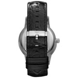 Emporio Armani Renato Black Dial Leather Strap Watch For Men - AR2411 Authentic Buy Shop Now