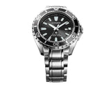 Citizen Promaster Diver Chronograph Black Dial Silver Steel Strap Watch For Men - BN0190-82E Authentic Buy Shop Now