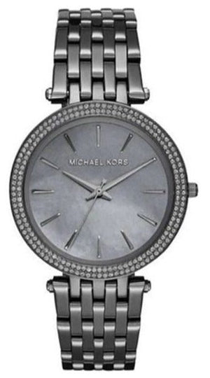 Michael Kors Darci Quartz Mother of Pearl Grey Dial Grey Steel Strap Watch For Women - MK3433 Authentic Buy Shop Now
