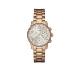 Guess Mini Surprise Analog Silver Dial Rose Gold Steel Strap Watch For Women - W0623L2 Authentic Buy Shop Now