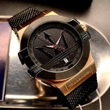 Maserati Potenza Black Mesh Bracelet Black Dial Watch For Men - R8853108010 Authentic Buy Shop Now
