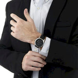 Hugo Boss Jet Black Dial Black Leather Strap Watch for Men - 1513279 Authentic Buy Shop Now