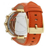 Michael Kors Parker Champagne Dial Orange Leather Strap Watch for Women - MK2279 Authentic Buy Shop Now