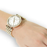 Michael Kors Darci Mother of Pearl Dial Gold Steel Strap Watch for Women - MK3219 Authentic Buy Shop Now