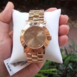 Marc Jacobs Amy Mother of Pearl Black Dial Rose Gold Steel Strap Watch for Women - MBM8610 Authentic Buy Shop Now