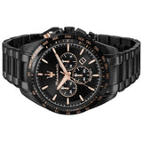 Maserati Traguardo Chronograph Black Dial Black Steel Strap Watch For Men - R8873612048 Authentic Buy Shop Now