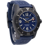 Breitling Superocean Automatic 46mm Blue Dial Blue Rubber Strap Watch for Men - M17368D71C1S1 Authentic Buy Shop Now