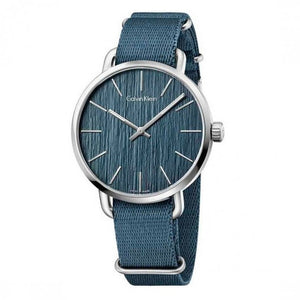 Calvin Klein Even Green Dial Green NATO Strap Watch for Men - K7B211WL Authentic Buy Shop Now