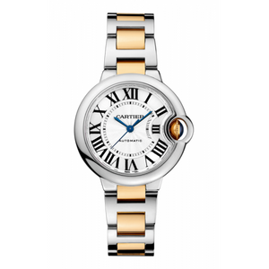 Cartier Ballon Bleu de Cartier Silver Dial Two Tone Steel Strap Watch for Women - W2BB0030 Authentic Buy Shop Now