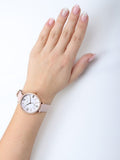 Fossil Jacqueline White Dial Pink Leather Strap Watch for Women - ES4303 Authentic Buy Shop Now
