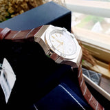 Maserati Potenza Silver Dial Brown Leather Strap Watch For Women - R8851108506 Authentic Buy Shop Now