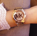 Michael Kors Runway Rose Gold Dial Rose Gold Steel Strap Watch for Women - MK5661 Authentic Buy Shop Now