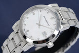 Burberry The City Diamonds Silver Dial Silver Steel Strap Watch for Women - BU9125 Authentic Buy Shop Now