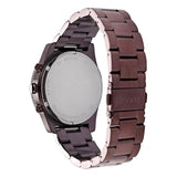 Fossil Perfect Boyfriend Multifunction Maroon Dial Maroon Steel Strap Watch for Women - ES4110 Authentic Buy Shop Now