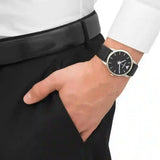Emporio Armani Classic Quartz Black Dial Black Leather Strap Watch For Men - AR1692 Authentic Buy Shop Now