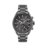 Hugo Boss Distinct Grey Dial Gren Steel Strap Watch for Men - 1513858 Authentic Buy Shop Now