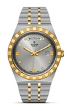 Tudor Royal Diamonds Automatic Grey Dial Two Tone Steel Strap Watch for Men - M28603-0002 Authentic Buy Shop Now