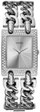 Guess Mod Heavy Metal Diamonds Silver Dial Silver Steel Strap Watch for Women - W95088L1 Authentic Buy Shop Now