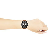 Gucci G-Timeless Chronograph Black Dial Brown Leather Strap Watch For Men - YA126271 Authentic Buy Shop Now