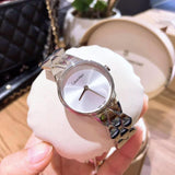Calvin Klein Snake Silver Dial Silver Steel Strap Watch For Women - K6E23146 Authentic Buy Shop Now