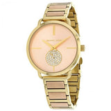Michael Kors Portia Rose Gold Dial Two Tone Steel Strap Watch for Women - MK3706 Authentic Buy Shop Now