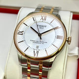 Tissot Chemin des Tourelles Powermatic 80 Helvetic Pride Silver Dial Two Tone Steel Strap Watch for Men - T099.407.22.038.01 Authentic Buy Shop Now