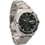 Tag Heuer Aquaracer Automatic Chronograph Black Dial Silver Steel Strap Watch for Men - CAY2110.BA0927 Authentic Buy Shop Now