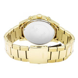 Guess Atlas Chronograph Gold Dial Gold Steel Strap Watch For Men - W0668G4 Authentic Buy Shop Now