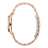 Bulova Crystal Mother of Pearl Dial Rose Gold Steel Strap Watch for Women - 98L197 Authentic Buy Shop Now