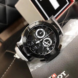 Tissot T Race Chronograph Black Dial White Rubber Strap Watch for Men - T048.417.27.057.05 Authentic Buy Shop Now