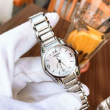 Tissot T Wave Mother of Pearl Dial Two Tone Steel Strap Watch For Women - T023.210.11.117.00 Authentic Buy Shop Now