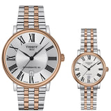 Tissot Carson Premium Powermatic 80 Silver Dial Two Tone Steel Strap Watch For Men - T122.407.22.033.00 Authentic Buy Shop Now