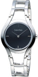 Calvin Klein Class Black Dial Silver Steel Strap Watch for Women - K6R23121 Authentic Buy Shop Now