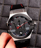 Maserati Potenza Black Dial Black Leather Strap Watch For Men - R8851108001 Authentic Buy Shop Now