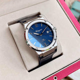 Salvatore Ferragamo F-80 Classic Blue Dial Blue Leather Strap Watch for Men - SFDT00319 Authentic Buy Shop Now