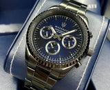 Maserati Competizione Blue Dial Grey Steel Strap Watch For Men - R8853100019 Authentic Buy Shop Now