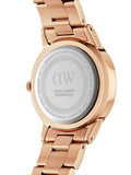 Daniel Wellington Iconic Link Emerald Green Dial Rose Gold Steel Strap Watch For Women - DW00100419 Authentic Buy Shop Now