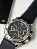 Bulova Marine Star Chronograph Black Dial Black Rubber Strap Watch for Men - 98B127 Authentic Buy Shop Now
