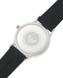 Emporio Armani Renato Analog Blue Dial Blue Leather Strap Watch For Men - AR11188 Authentic Buy Shop Now